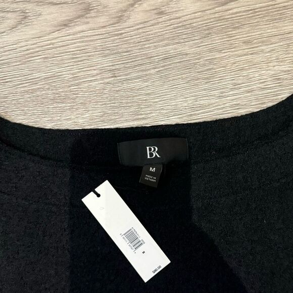 Banana Republic Black boatneck wool top black - Picture 2 of 5